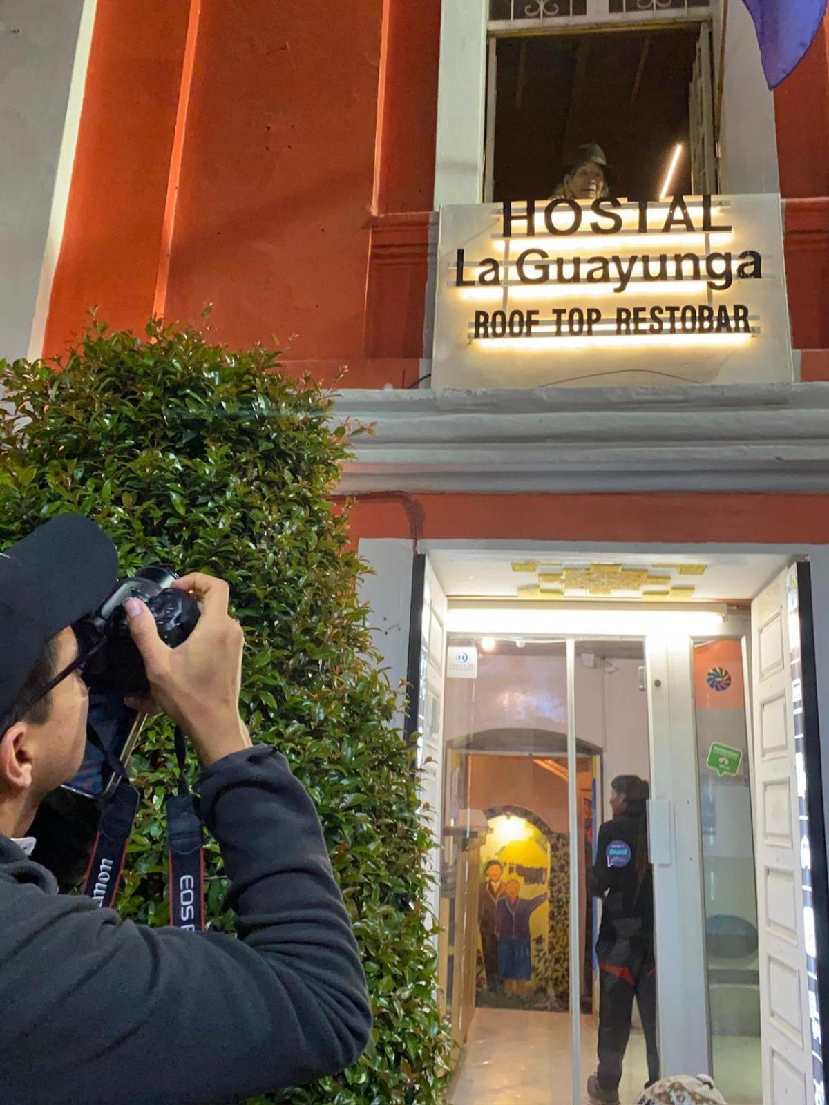 Hostal La Guayunga Rooftop Quito Exterior photo